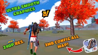 Fix lag Smooth Potato Graphics Config 3mb all map Ultra low Smooth 240P Resolution Free Fire