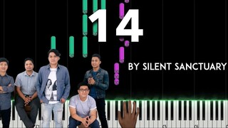 14 by Silent Sanctuary piano cover + sheet music & lyrics