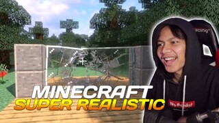 AKU GAK PAHAM LAGI DENGAN MINECRAFT REALISTIC INI ! 😱Real Life VS Minecraft...