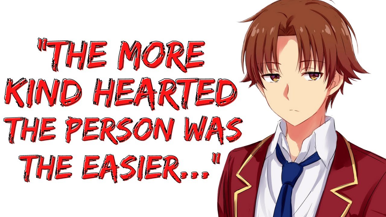 Kiyotaka Ayanokouji, anime, classroom of the elite, quotes, HD