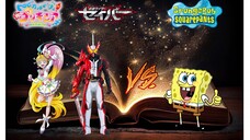 Kamen Rider Saber & Cure Summer VS SpongeBob SquarePants Trailer 2 / Collab with:  @Pacho_1581