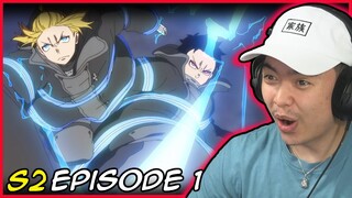 COMPANY 8 IS BACK!! || SEASON 2 IS TOO HYPE! || Fire Force Season 2 Episode 1 Reaction