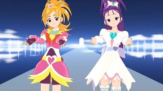 【mmdプリキュア】キュアブルーム＆キュアイーグレットでgetcha