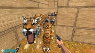 How Long Can I Survive in Insane FPS Dungeon. Animal Revolt Battle Simulator