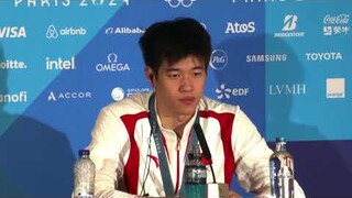 Pan Zhanle on breaking world record to win men's 100m freestyle｜Paris 2024｜Olympics｜Swimming｜China