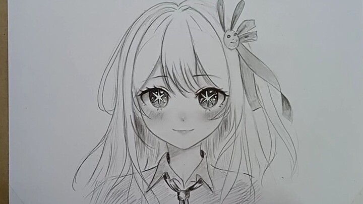 menggambar ai hoshino || drawing ai hoshino