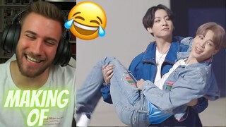 OH NOO 😂😂😆 BTS 'Dynamite' MV Shooting Sketch - REACTION