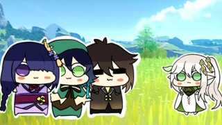 (∂ω∂) If the grass god was raised by the other three gods