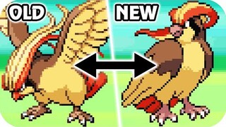 Pokémon Diamond & Pearl - All Unreleased Kanto Sprite Comparison