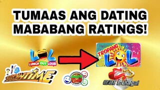 MATAPOS MAGSANIB PWERSA: NOONTIME SHOW TUMAAS ANG DATING MABABANG RATINGS! IT'S SHOWTIME FANS MAY...