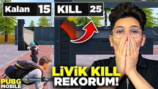 LİVİK KİLL REKORUMU KIRDIM!! - PUBG MOBİLE