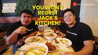 You won't regret Jack's Kitchen!