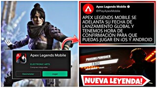 ULTIMA HORA! SE ADELANTA LA FECHA Y HORA EXACTA DEL LANZAMIENTO GLOBAL DE APEX LEGENDS MOBILE