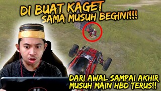 HERAN SAMA MUSUH BEGINI!! MAINNYA DI RUMPUT TERUS KAYAK LATIHAN MILITER!!! | PUBG Mobile