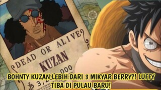 SPOILER OP 1060 - RAHASIA & BOUNTY KUZAN TERUNGKAP?! AKHIRNYA LUFFY TIBA DI PULAU BARU!! - Hint