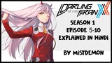 Darling in the Franxx Season 1 episode 5-10 in hindi | Explained by MistDemonᴴᴰ