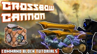 How to create a Crossbow Cannon in Minecraft [Command Blocks Turorial]