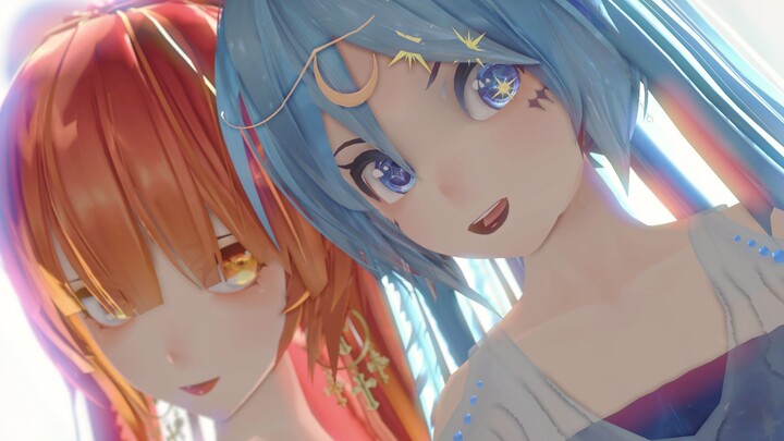 【MMD】☼ 太阳与月亮 ☾☽日夜公主【Hope Of Morning】