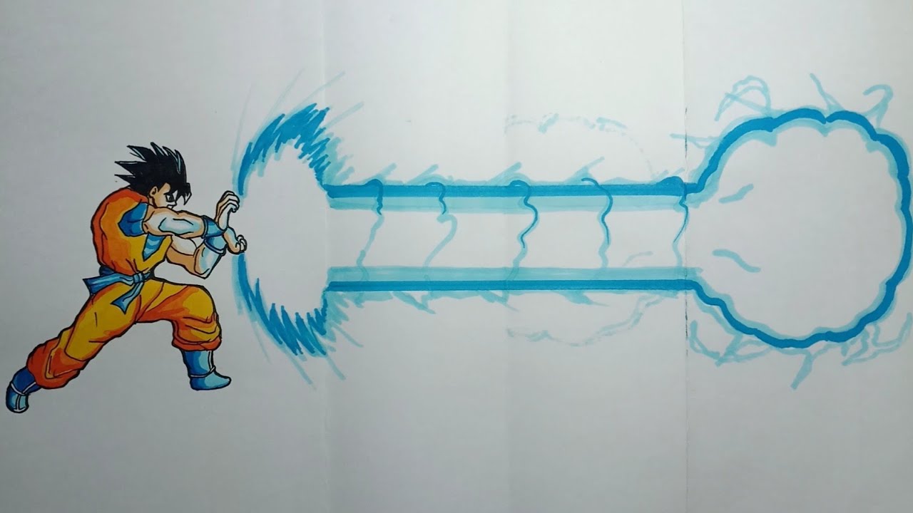 How to draw Goku skin paprer craft Vẽ tranh giấy goku vui - Bilibili