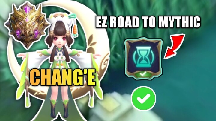 I REACH MYTHIC RANK USING CHANG'E (SUPPORT EMBLEM AND ARRIVAL) MONTAGE