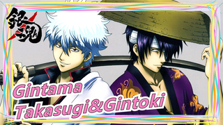 [Gintama/Hand Drawn MAD] Takasugi&Gintoki