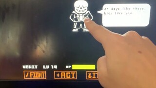 Game|Undertale|Sans: Excuse me? You Call This Non-damage?