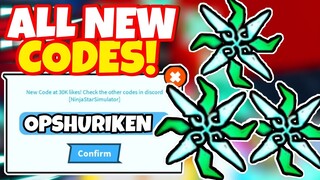 8 NEW SECRET *UPDATE 4* OP CODES In Roblox Ninja Star Simulator!