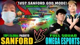 SANFORD PAQUITO NAG GOD MODE vs. OMEGA ESPORTS (MPL-PH S7 Playoffs Upper Bracket) ~ Mobile Legends