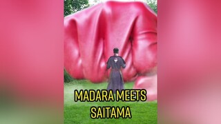 Madara meets Saitama anime naruto madara onepunchman saitama manga fy