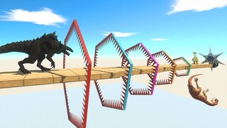 Who Can Run Through Deadly Circles - Animal Revolt Battle Simulator