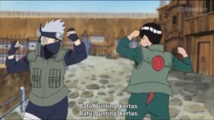 Ketika Kakashi ketemu dengan rival sendiri 😂😂