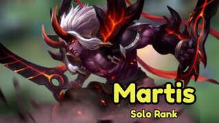 Martis Solo Rank | Mobile Legend