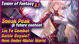Tower of Fantasy 2.1 - Lin ye Combat - New Underwater World - New Battle Royale?