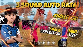 CHALLENGE SOLO SQUAD PAKAI UZI INCUBATOR GA ADA OBAT! AUTO RATA 3 SQUAD SENDIRIAN COY!!X