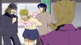 [AMV]Dio and Bucciarati trying to wear women's underwear|<JoJo>