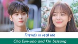 Cha Eun-woo and Kim Sejeong | Korean actors who are friends in real life