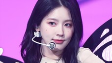 (G)I-DLE 230602 Tangkapan layar vertikal "Queencard" Miyeon di panggung bernyanyi Music Bank