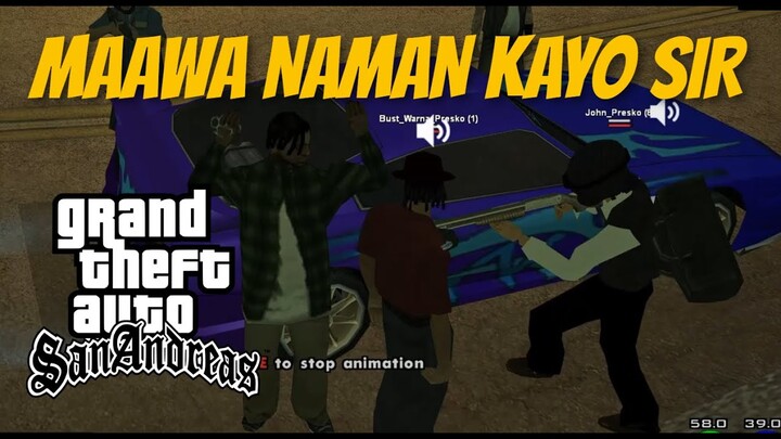 BAGONG BIGAY NA KOTSE NINAKAW AGAD SAKIN (San Andreas Roleplay)