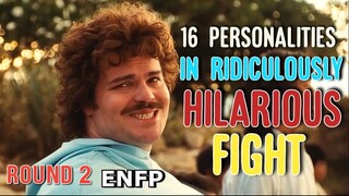 16 Personalities in Ridiculously Hilarious Fight 🤼| MBTI memes (2/4) funny movies scenes