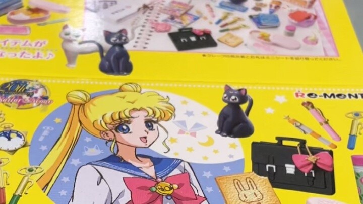 [Pembukaan kotak makanan dan mainan yang sudah tidak lagi dicetak] Re-ment Sailor Moon Daily 2015