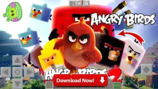 How to Download Angry Birds Addon in Minecraft Pe