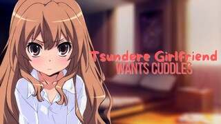 {ASMR Roleplay} Tsundere Girlfriend Wants Cuddles