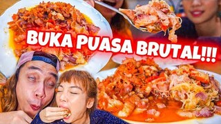 BRUTAL! BUKA PAKE SEI SAPI MANDI SAMBAL!!