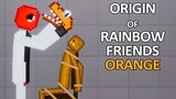 The ORIGIN Of Roblox Rainbow Friends ORANGE - Roblox Rainbow Friends - People Playground