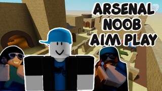 THEY CALL ME NOOB AND HACKER ROBLOX ARSENAL Noob MONTAGE