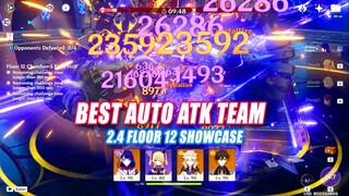 Zhongli Raiden Fischl Albedo The Satisfying Team in 2.4 Abyss - Best Auto Atk Team Comp