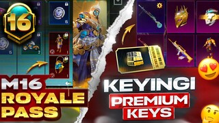 🔥 M16 ROYALE PASS TO'LIQ va YANGI PREMIUM KEYS SKINLARI - KEYINGI SEZONDA QO'SHILADIGAN YANGI KEYSLA