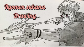 Ryomen sukuna Drawing || Jujutsu Kaisen