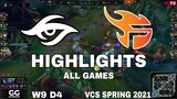 Highlight TS vs FL All Game VCS Mùa Xuân 2021 VCS Spring 2021 Team Secret vs Team Flash