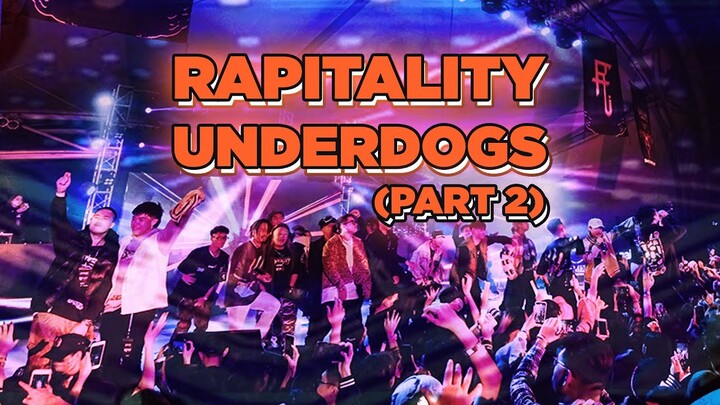 [ RAPITALITY UNDERDOGS P2 ] 16 TYPH, WXRDIE, MCK, SPIDEY BOY, GILL, GONZO, RIGHT,... LIVE CỰC CHÁY